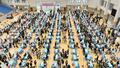 浙江省工業大学で行われた就職説明会（2023年11月10日撮影）。(c)Xinhua News