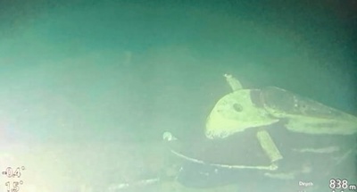 沈没したインドネシア潜水艦、軍が写真公開