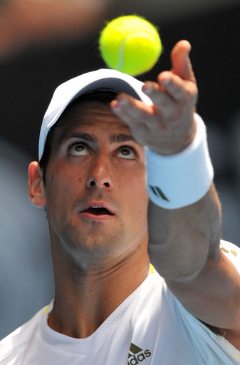 ジョコビッチ ストレートでシャーディを下し3回戦へ、全豪オープン