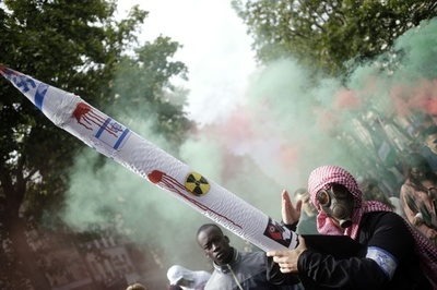 世界各地で反イスラエル・デモ、ガザ空爆に抗議