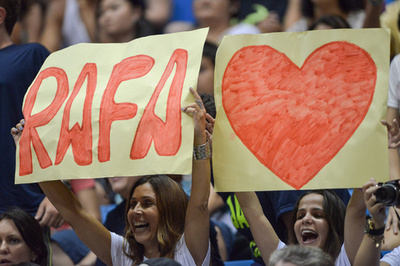 ナダル、シングルス初戦で快勝 ブラジル・オープン