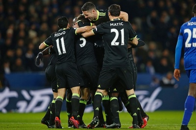 チェルシーがレスターに快勝、コスタ招集外の不安を一掃