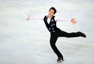 初日男子シングルSP、フィギュアGP第4戦