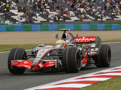 ハミルトン フランスGPフリー走行2回目で4番手タイムを記録