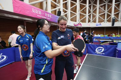 中米卓球チームの相互訪問、人的交流に新たな弾み 外交部報道官