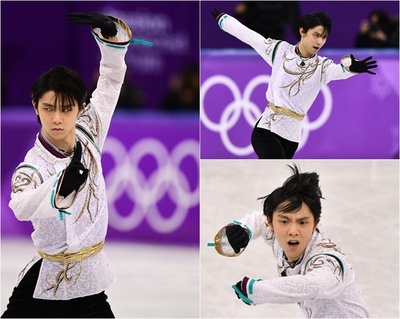 フィギュア男子で連覇を果たした羽生結弦、平昌五輪