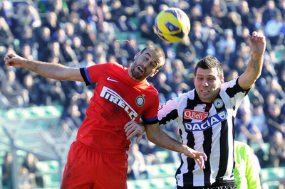 インテル、ウディネーゼに完敗