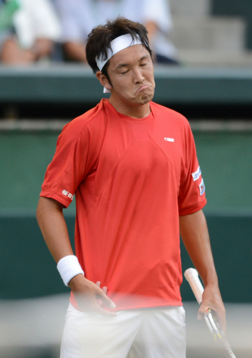 日本、イスラエルと1勝1敗で初日を終える デビス杯