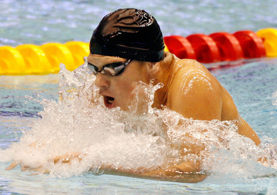 スクーマン 男子400メートル個人メドレーで金メダル獲得