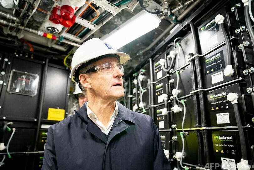 世界初の電動無人貨物船、ゼロエミッションの船出 ノルウェー