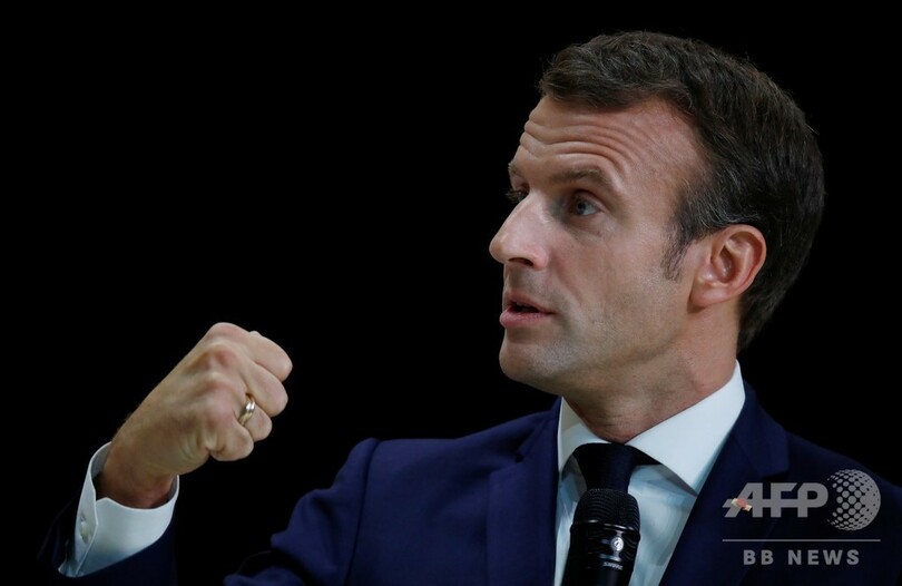 IS復活阻止は「必須」、仏大統領がトランプ氏に言明
