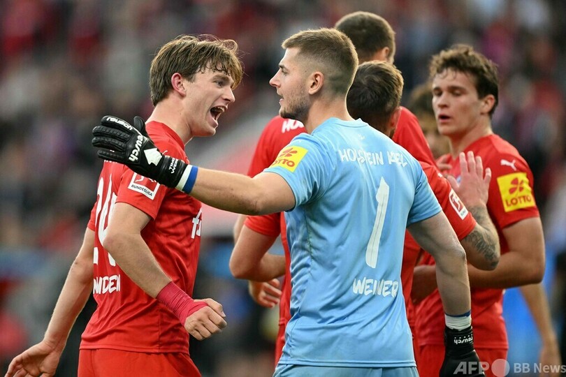 王者レバークーゼン、最下位キールとドロー 2点リード守れず