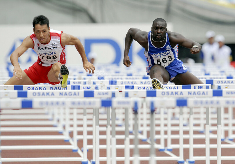 田野中 男子110メートルハードル準決勝へ 写真2枚 国際ニュース Afpbb News