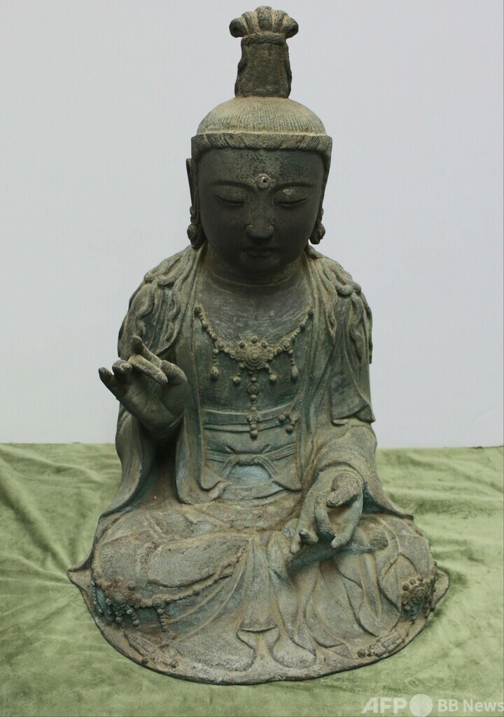 盗難の仏像、所有権は日本の寺に 韓国最高裁