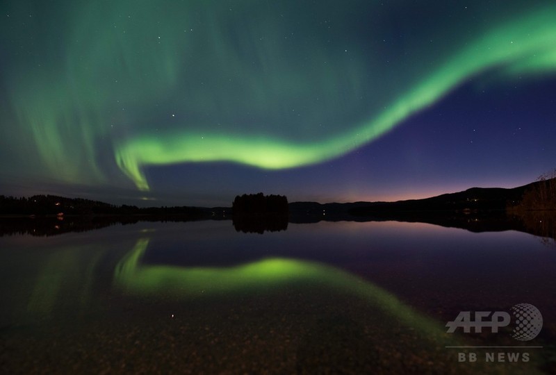 オーロラ輝く神秘の夜空 スウェーデン 写真11枚 国際ニュース Afpbb News