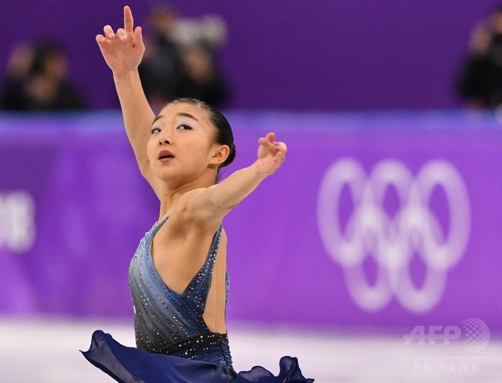 フィギュア女子spで5位の坂本花織 平昌五輪 写真25枚 国際ニュース Afpbb News