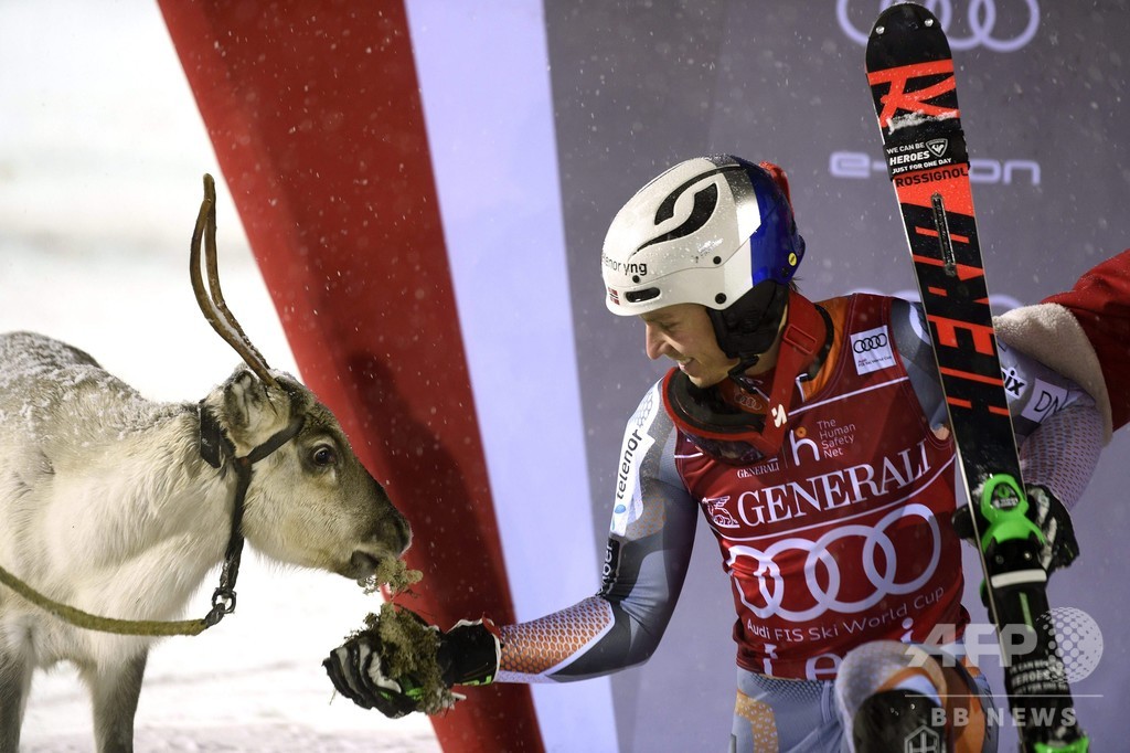 クリストファーセンが回転第1戦勝利、アルペンW杯 写真5枚 国際ニュース：AFPBB News