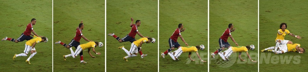 ネイマールを負傷させたスニガに処分の可能性、FIFA ネイマールを負傷させたスニガに処分の可能性、FIFA