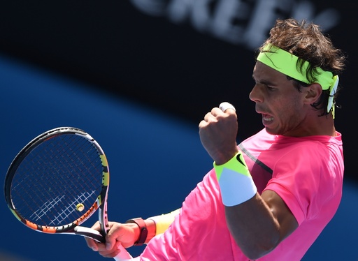 ナダルがユーズニーを一蹴、世界ランク3位の実力を発揮 全豪オープン