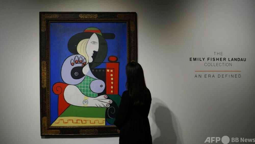 パブロ・ピカソ、「FEMME AU CHALE ROUGE」、海外版超希少レゾネ ナチスが奪ったピカソ絵画、51億円で落札 - CNN.co.jp