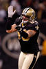 チームのファーストダウンを喜ぶセインツのビリー・ミラー（%%Billy Miller%%）。(c)AFP/Getty Images Chris Graythen