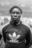 サッカーの元フランス代表のジャンピエール・アダムズ氏。元所属クラブが9月6日に死去を発表した。73歳。1970年代に国際試合に22回出場するなどしたが、麻酔医のミスで約40年間にわたり昏睡状態に陥っていた（1972年10月13日撮影）。(c)AFP
