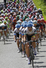 2011ツール・ド・フランス（2011 Tour de France）、第5ステージ（カルエクスからカプ・フレエル、164.5キロメートル）。レースに臨む選手（2011年7月6日撮影）。(c)AFP/JOEL SAGET