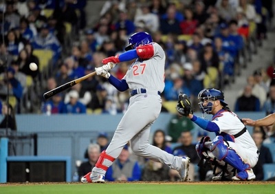 鈴木誠也、今季初出場で第1号 試合前には黒田氏と談笑