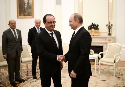 仏露大統領、対IS戦での連携で合意