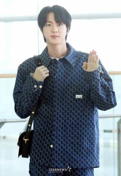 BTSジン、男性アイドルランキング3位