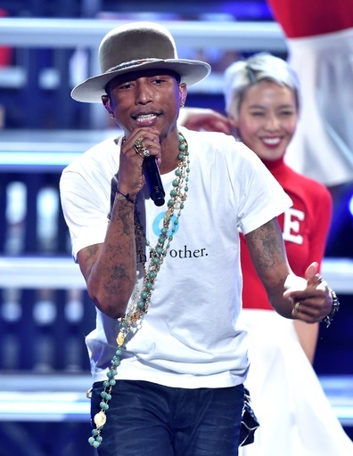 「BETアワード」にファレル・ウィリアムスらが登場