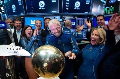 ヴァージン・ギャラクティックがNY証取に上場、宇宙旅行会社として世界初