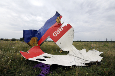 ウクライナで墜落のMH17便「多数の高速物体が衝突」報告書