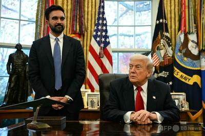 トランプ氏は「ファシスト」 マムダニ次期NY市長、会談後も見解変えず 