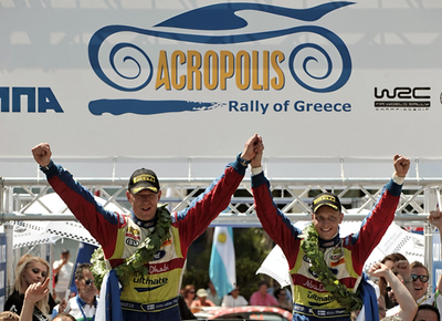 ヒルボネンがシーズン初優勝、アクロポリス・ラリー