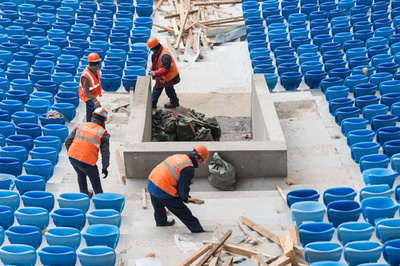 北朝鮮労働者の虐待的職場環境、FIFA人権機関が警告 ロシアW杯
