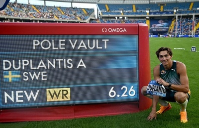 デュプランティス またも男子棒高跳び世界新 陸上DL