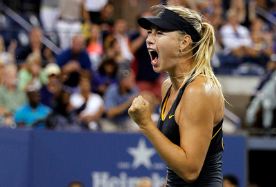 シャラポワが6年ぶりの8強進出、全米オープン