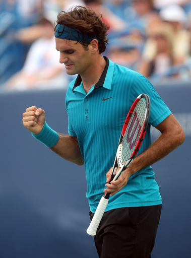 フェデラー フェレールを下し準々決勝へ、WSファイナンシャルグループ