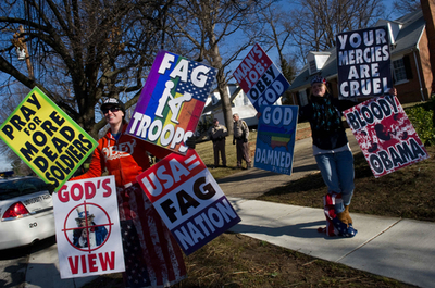 イラク戦没兵葬儀で「死んで良かった」とプラカード、米最高裁判断は「表現の自由」