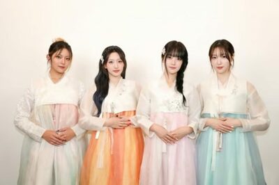 H1-KEY、4人の個性が光る韓服姿で「素晴らしい秋夕を」