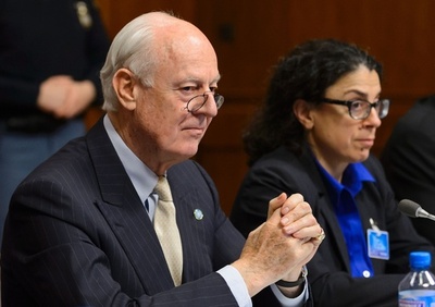 シリア和平、公式協議入り 国連特使が宣言