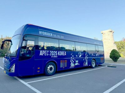 排出ゼロで快適移動…APECで韓国の水素モビリティが躍動