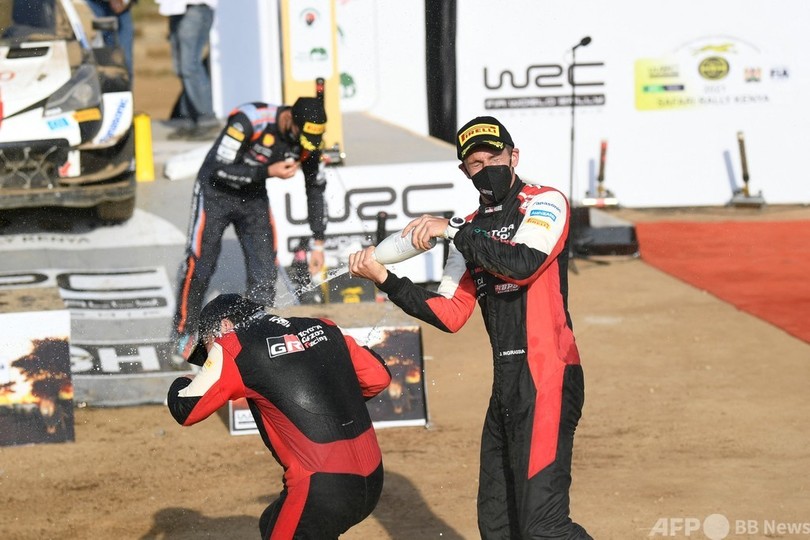 オジェがサファリ・ラリー制覇 勝田2位でトヨタ勢ワンツー