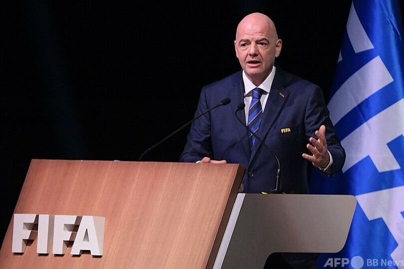 インファンティーノ氏、FIFA会長再選 2027年まで 写真3枚 国際ニュース：AFPBB News