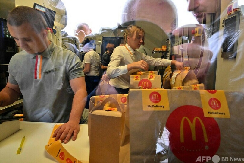 米マクドナルド、ウクライナで営業再開 侵攻後初、当面は配達のみ