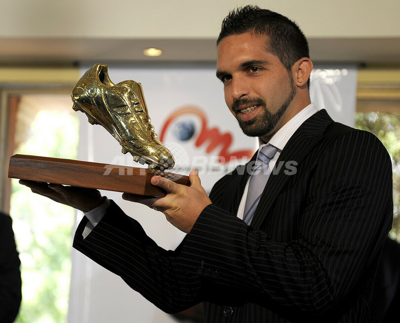 マルドナド 2008年のBota de Oroを受賞