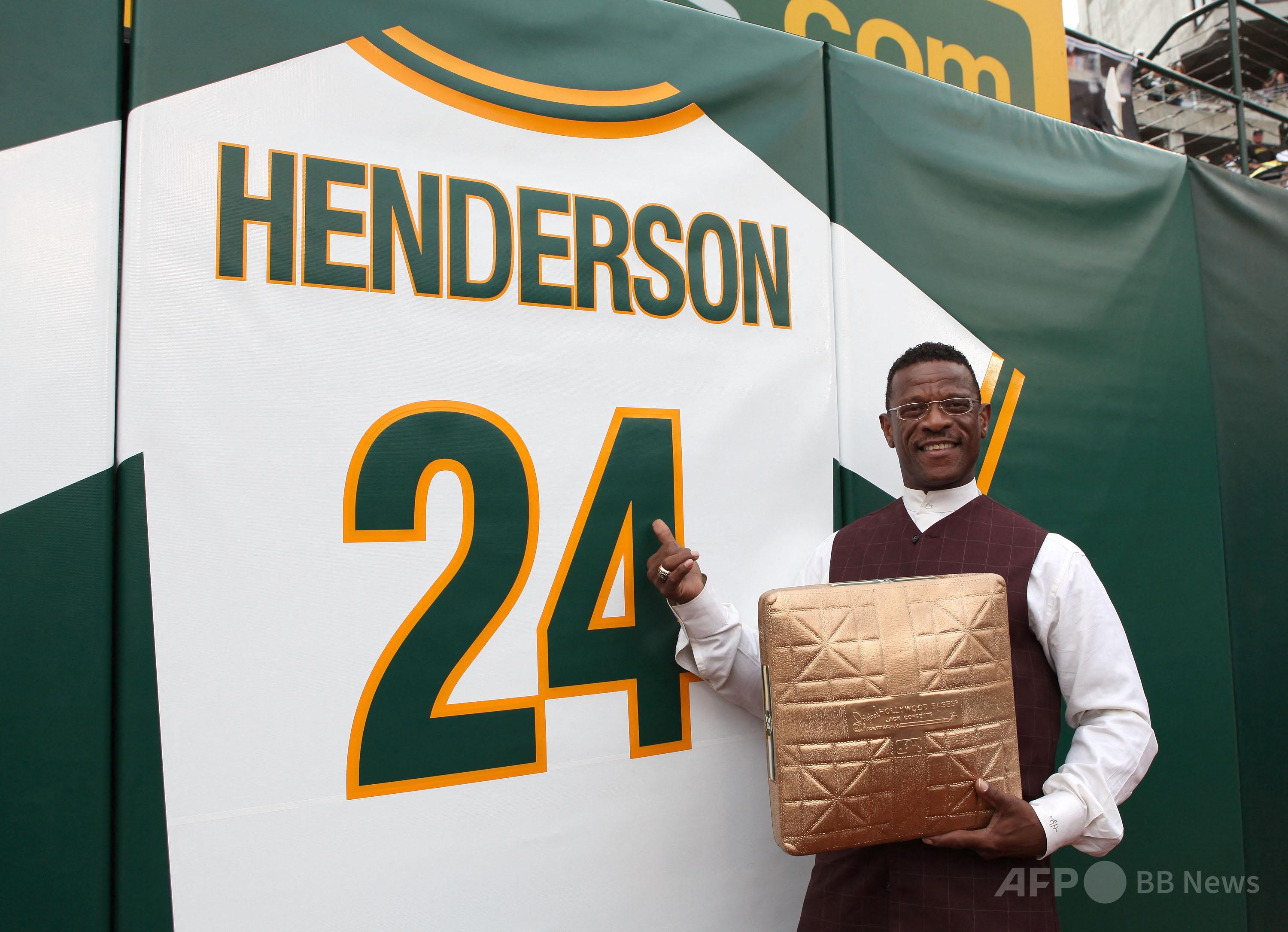 MLBの盗塁男、ヘンダーソン氏が65歳で死去 写真2枚 国際ニュース