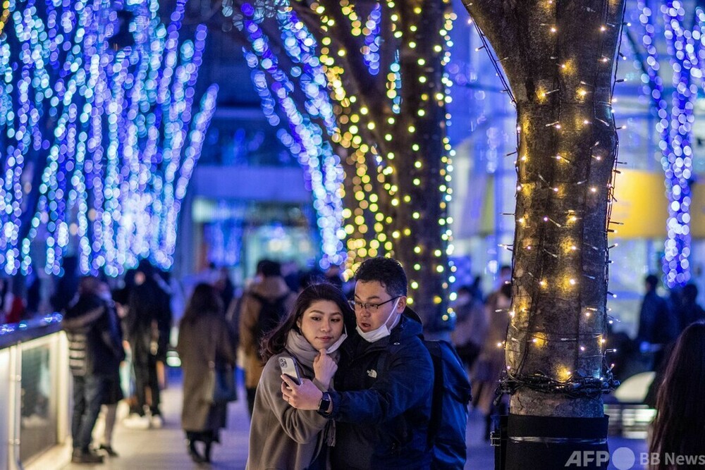 さいたま新都心でクリスマスイルミネーション 写真4枚 国際ニュース Afpbb News