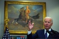 米国のジョー・バイデン大統領。ホワイトハウスにて（2021年8月22日撮影）。(c)Andrew Caballero-Reynolds / AFP